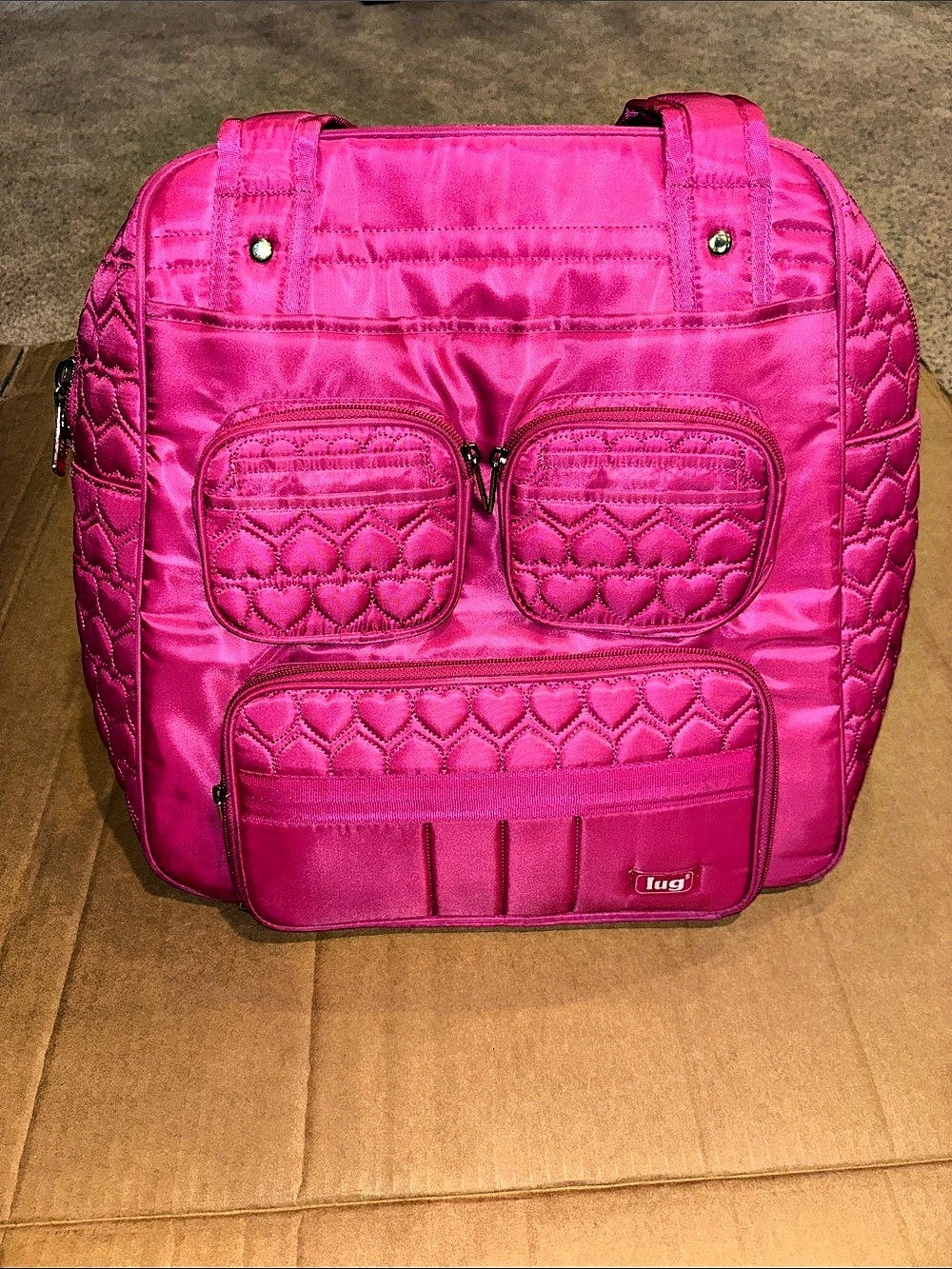 Lug Puddle Jumper LE Convertible Tote Bag Pink